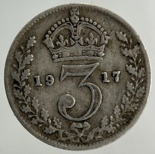 1917 George V Threepence