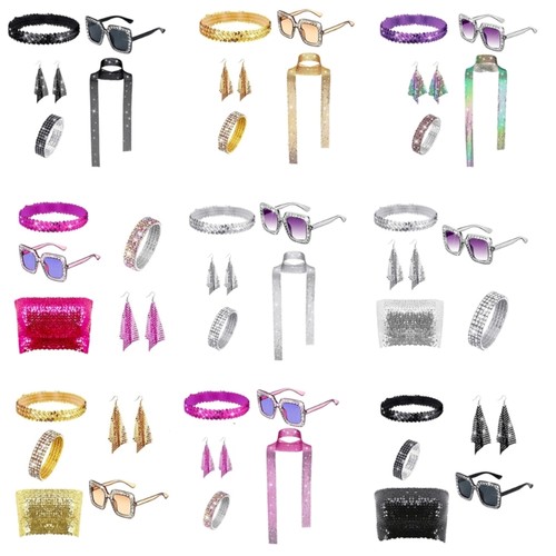 Disco fancy dress set - disco, square
