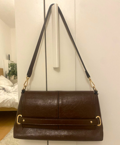 River island brown leather - river,