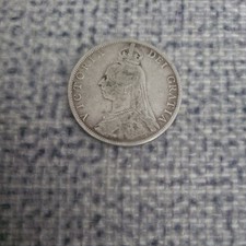 1889 Queen Victoria  Half