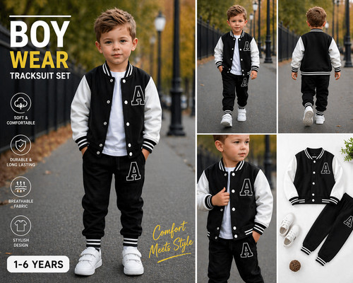 Boys tracksuit set varsity - set,