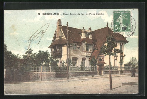 Old postcard bourbon - postcard, bourbon-lancy