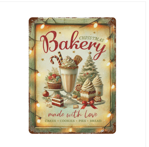 Vintage christmas bakery - vintage,