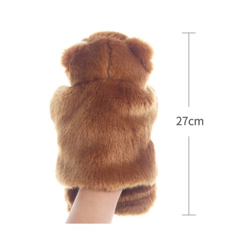 Brown bear plush - plush, puppet