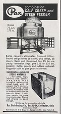 1964 AD(XH37)~PAX DISTRIBUTING CO. COLDWATER, OHIO. PAX CALF CREEP AND FEEDER