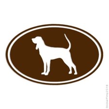 Black & Tan Coonhound Oval