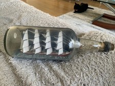 vintage ship in bottle 13