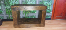 Extra Chunky Rustic TV Stand 80cm Beams Sleepers Reclaimed Solid Wood