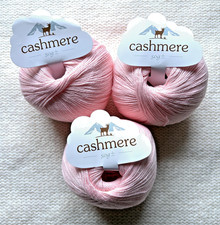 3 balls x 50g Cashmere yarn 
