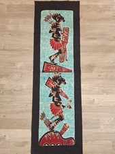 Cotton batik painting. Tribal