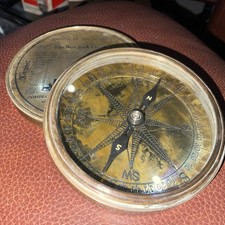 BRASS TITANIC SINKING COMPASS