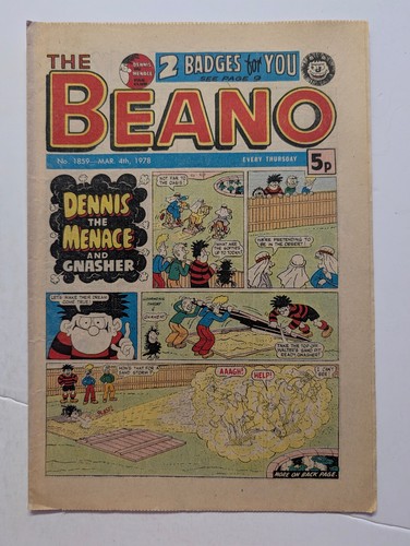 Beano comic 1859 march 4th - beano,