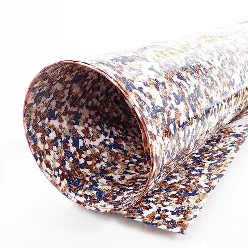 Brown camo celluloid drum - brown, wrap