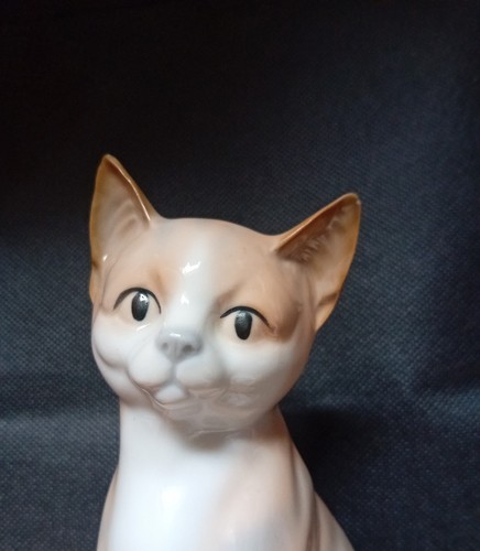 Mid century cat ornament - cat,