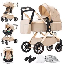 Baby Stroller 3 in 1Fold Pram