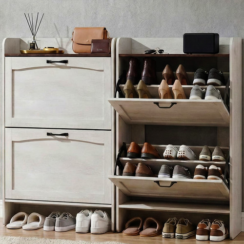 2pcs shoe cabinet organizer - cabinet,