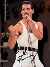 Freddie Mercury Signed