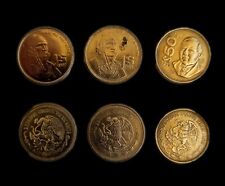 MEXICO Set Of 3 Coins 2x $1 1985 1987 $50 1985 Mexican Golden Eagle VG++