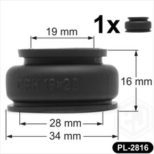 Ball joint rubber boot dust