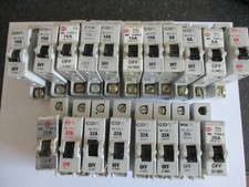 MEM EATON BILL  MEMSHIELD 1 6 10 16 20 32 AMP M9 TYPE 2 3 B C SINGLE POLE MCB'S