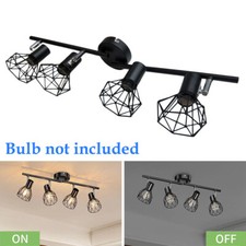 4 Way Ceiling Spot Light Fitting LED E14 Adjustable Kitchen Spotlight No Bulbs