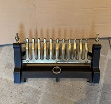 Black and brass cast iron Fire