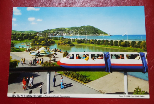 Butlins minehead postcard - minehead,