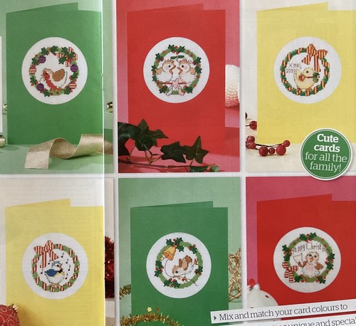 Cross stitch chart festive - cross,