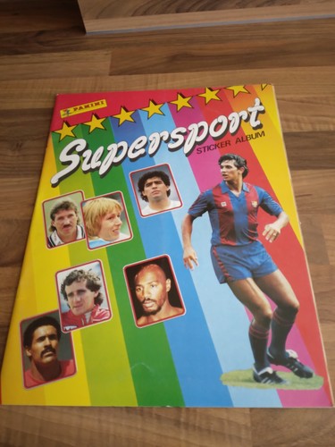 Panini 1987 supersport empty - panini,