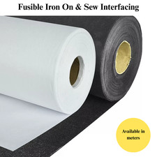 Iron On Fusible & Sew In