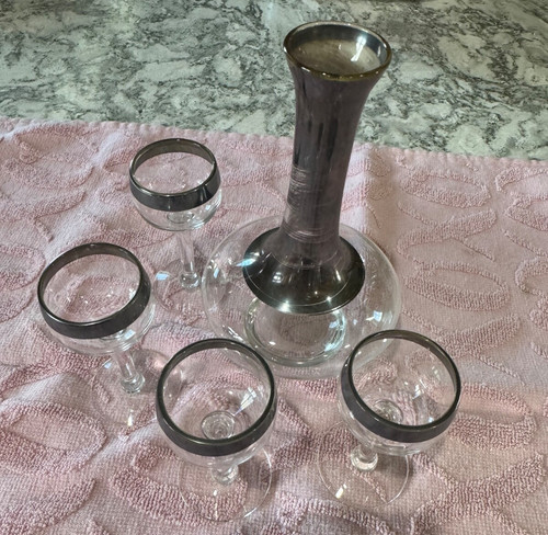 Glass decanter with - decanter,
