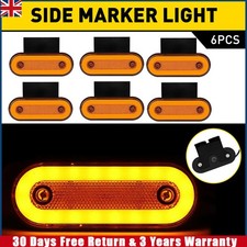 6x Side Marker Light Fit Truck