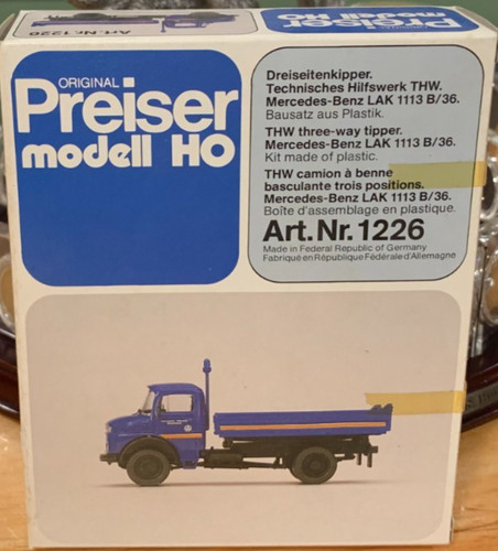 Preiser modell model kit - model,