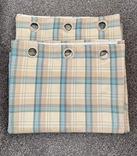 Pair dunelm curtains lined - of,