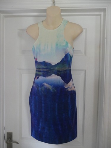 Mountain landscape dress size - dress,