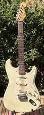 Encore Cream Stratocaster Electric Guitar - Broken String Tested Working