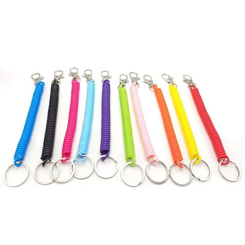 Retractable spiral clip - retractable, on