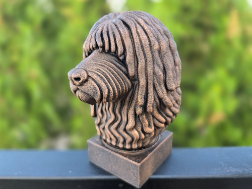 Puli dog bust - puli,