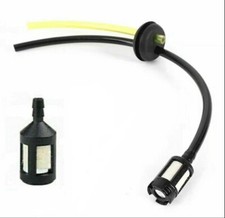 Petrol Strimmer Fuel Pipe Hose Tube Tank Filter & Grommet + Spare Mini Filter