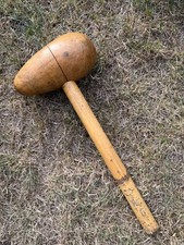 VINTAGE ENGLISH LEAD DRESSERS MALLET