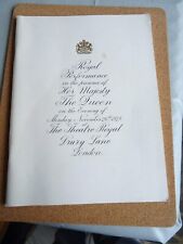 Royal Variety Programme Nov 26th 1979 Boney M Tommy Cooper Yul Brynner
