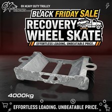 RECOVERY TRUCK ROLLER DOLLY VEHICLE JACK TROLLEY SKATE WHEEL LOADER