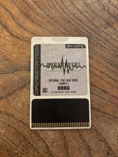 Korg Wavestation WPC-00P III Internal Preload Data Bank 3 Card