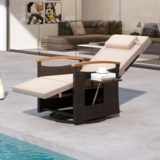 Outdoor Rattan Recliner Chair