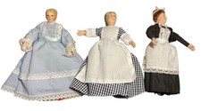 Vintage 1:12 Dolls House Dolls