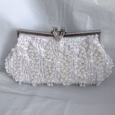 SALE / Women's White Beaded