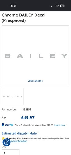 Bailey unicorn chrome decal - unicorn,