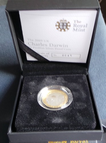 2009 charles darwin silver - charles, £2