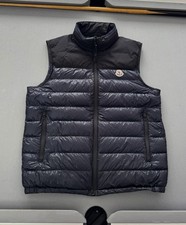 Moncler Ortac Navy Gilet -  Size 4 - 23” PTP - Authentic