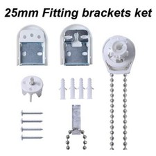 25mm metal roller blind fittings repair parts kit brackets heavy duty 